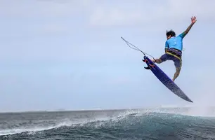 Gabriel Medina garante bronze para o Brasil no surfe masculino (Foto: William Lucas/COB)