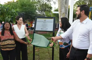 Governo do Estado inaugura brinquedopraças na zona sul de Teresina através do OPA (Foto: Divulgação)