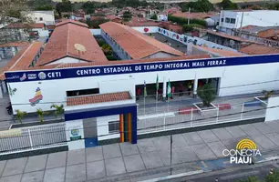 Governo inaugura nova escola de tempo integral em Água Branca (Foto: Conecta Piauí)