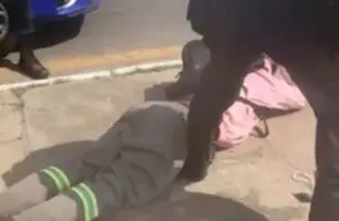 Guardas municipais de Timon prendem acusado de assalto ao CTA (Foto: Reprodução)