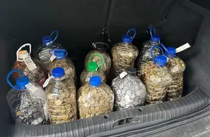 Homem compra carro após juntar R$ 17 mil em moedas em Santa Catarina (Foto: Reprodução)