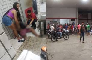 Homem é baleado durante tentativa de assalto em posto de combustíveis em Teresina (Foto: Reprodução)