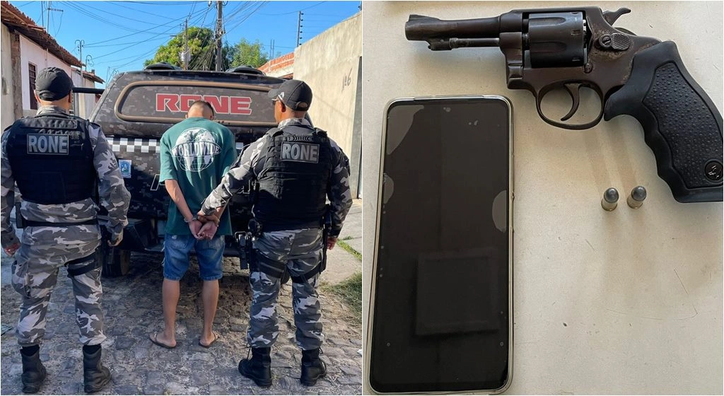 Homem é preso na zona Norte