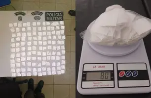 Homem é preso por tráfico de drogas em Lagoa do Barro (Foto: Reprodução)