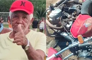 Idoso morre em acidente em Barras (Foto: Reprodução)