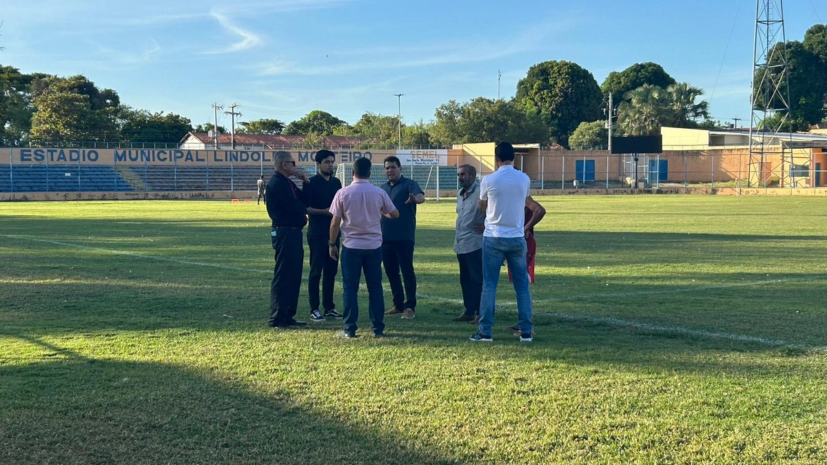 Inspeção da CBF no estádio Lindolfo Monteiro