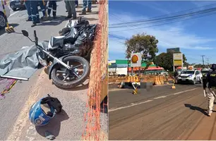 Motociclista morre em grave acidente na Ladeira do Uruguai, em Teresina (Foto: Reprodução)