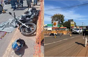 Motociclista morre em grave acidente na Ladeira do Uruguai, em Teresina (Foto: Reprodução)