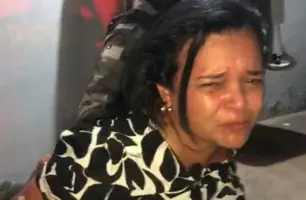 Mulher embriagada é presa após causar confusão em espetaria (Foto: Conecta Piauí)