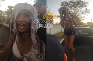 Mulher furta mochila de homem por não pagar R$ 50 de programa em Teresina (Foto: Repórter 12/Conecta Piauí)
