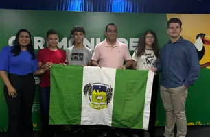 O prefeito de Demerval Lobão, Ricardo Moura, destacou o sucesso da educação municipal e falou da felicidade do resultado (Foto: Tiago Moura / Conecta Piauí)