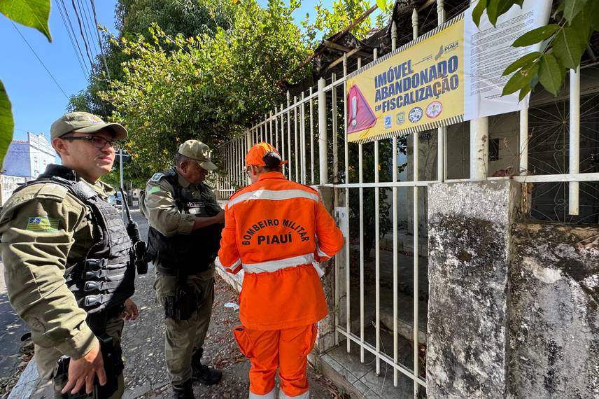 Operação para notificar mais de 200 imóveis no centro de Teresina