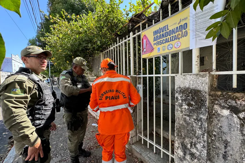 Operação para notificar mais de 200 imóveis no centro de Teresina