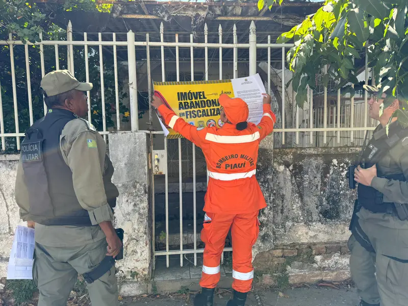 Operação para notificar mais de 200 imóveis no centro de Teresina
