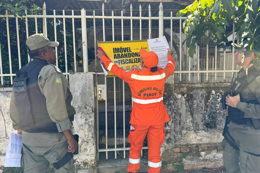 Operação para notificar mais de 200 imóveis no centro de Teresina