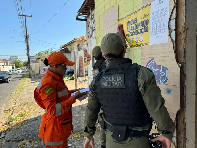 Operação para notificar mais de 200 imóveis no centro de Teresina