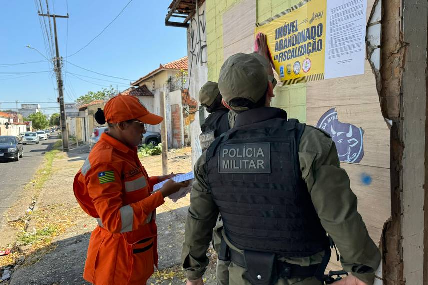 Operação para notificar mais de 200 imóveis no centro de Teresina
