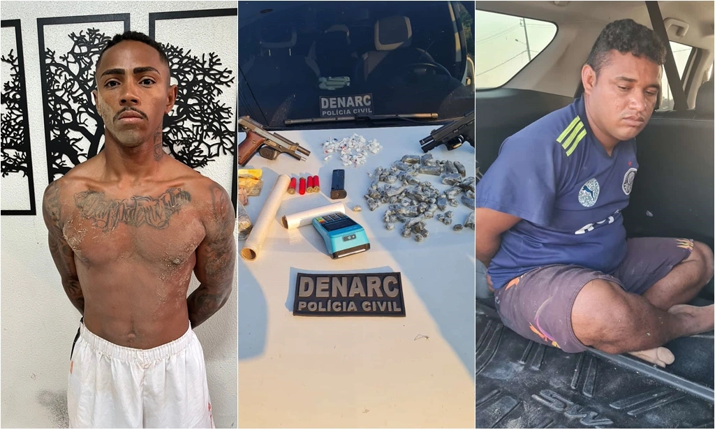Polícia apreende armas, munições e drogas durante operação em Teresina e Altos