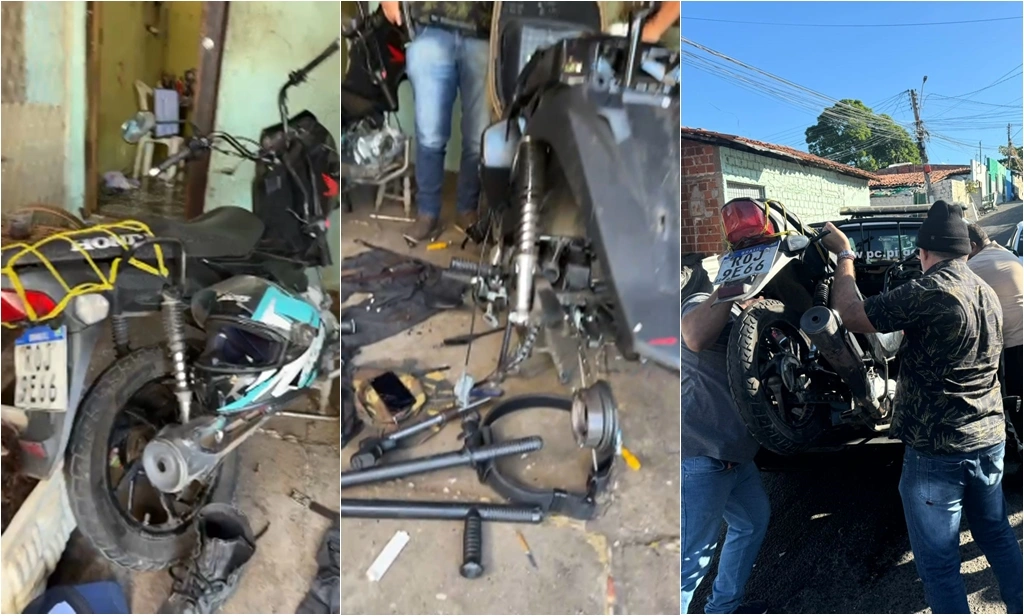 Polícia Civil desarticula desmanche de motocicletas na zona Norte de Teresina
