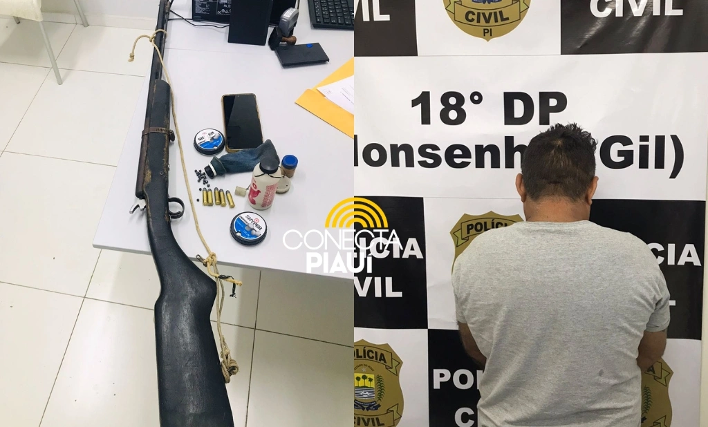 Polícia Civil prende homem com espingarda e fecha ‘bocas de fumo’ em Curralinhos