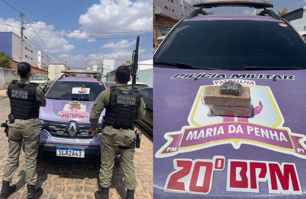 Polícia prende suspeito de tráfico de droga com quase 1kg de maconha em Paulistana