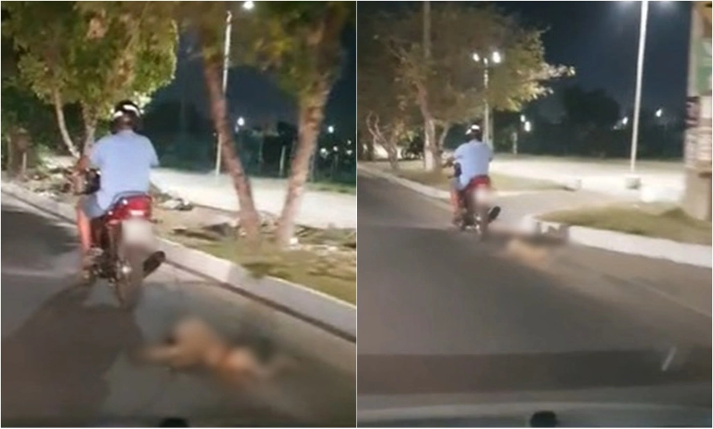 Popular filmou momento do crime