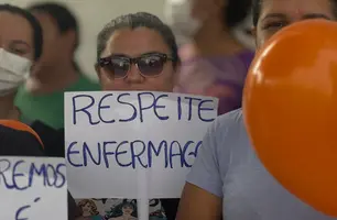 Profissionais de enfermagem do Hospital HapVida em Teresina (Foto: Tiago Moura / Conecta Piauí)