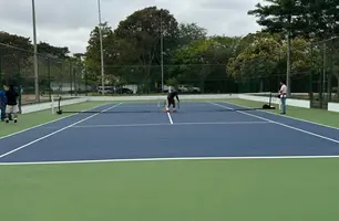 Quadra de tenis no parque Potycabana (Foto: Tiago Moura/ Conecta Piauí)