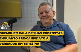 QuemQuem fala de suas propostas enquanto pré-candidato a vereador em Teresina (Foto: Conecta Piauí)