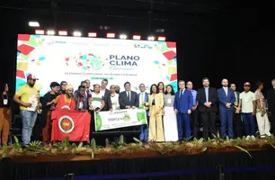 Rafael Fonteles defende redução do carbono em plenária do Clima Participativo (Foto: Reprodução)