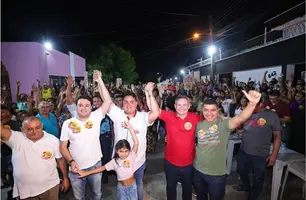 Reunião de Thallys Monteiro ganha aspectos de grande comício no Parque Alvorada (Foto: Reprodução)