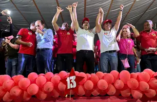 São Francisco do Piauí: governador participa de comício do candidato Dr. Fabiano (Foto: Joseph Silva/Conecta Piauí)