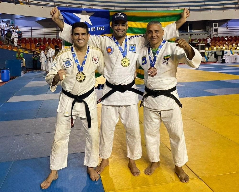 Soldado da PM conquista medalha de ouro e se torna tricampeão brasileiro de judô