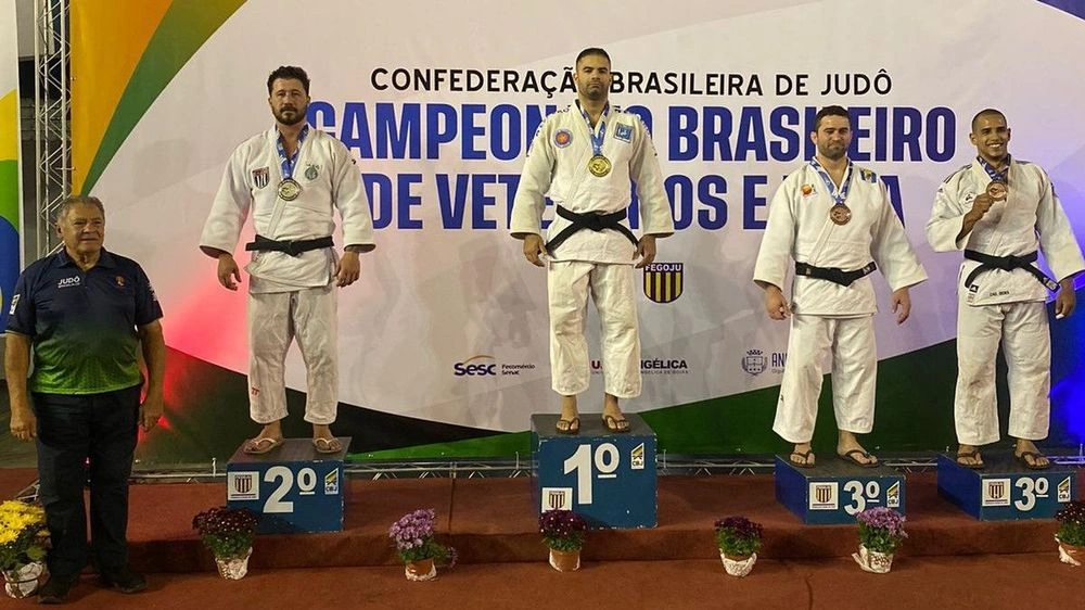 Soldado da PM conquista medalha de ouro e se torna tricampeão brasileiro de judô