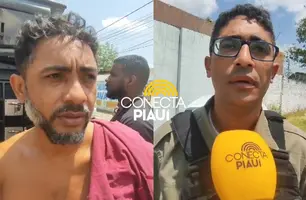 Suspeito de tentar estuprar criança e lutar com parente da vítima é preso em União (Foto: Repórter 12/Conecta Piauí)