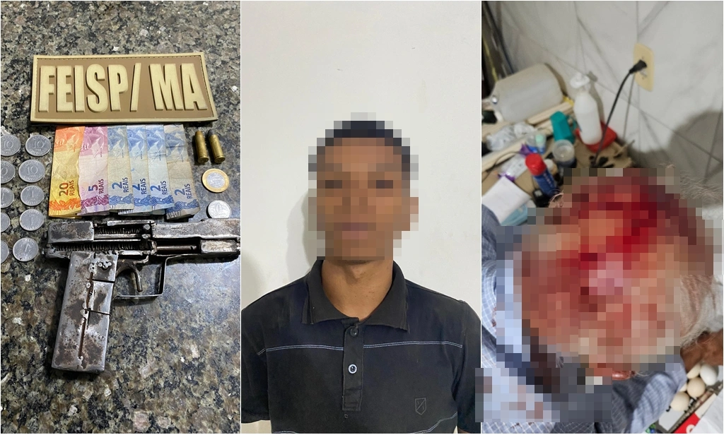 Trio é preso suspeito de render e agredir idoso durante assalto em Timon