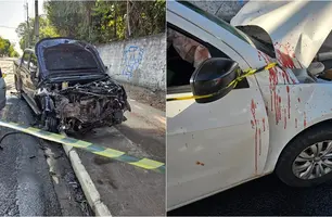 Veículos envolvidos no acidente (Foto: Reprodução)