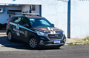 Viatura da Polícia Civil (Foto: Repórter 12 / Conecta Piauí)