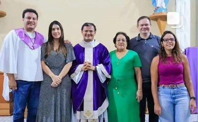 Vice-governador Felipe Camarão durante os festejos de São José