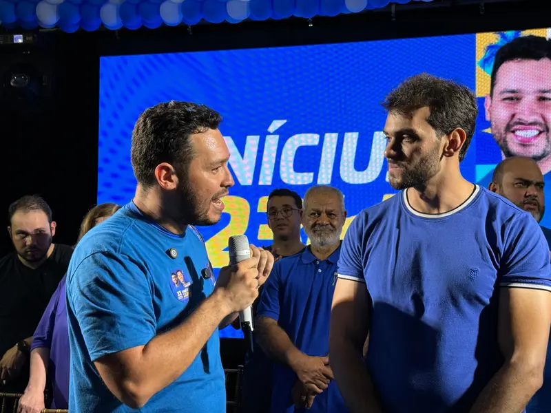 Vinicius lança candidatura a vereador de Caxias em evento com grande público