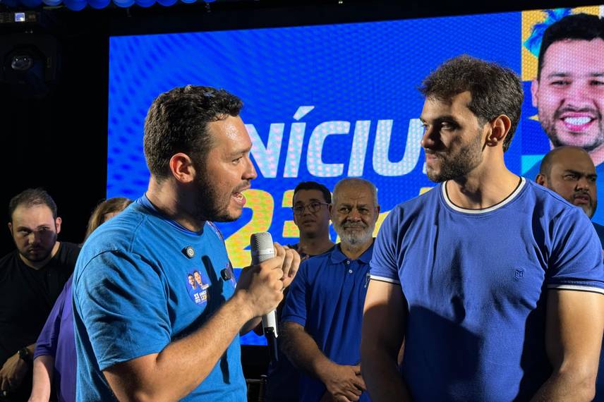 Vinicius lança candidatura a vereador de Caxias em evento com grande público