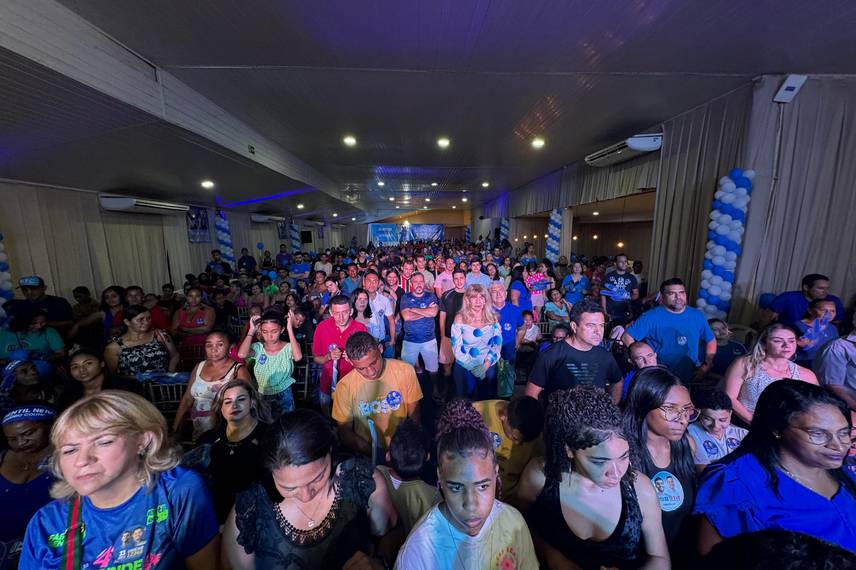 Vinicius lança candidatura a vereador de Caxias em evento com grande público