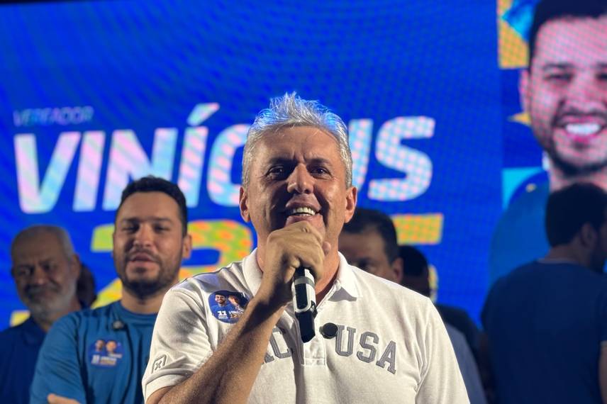 Vinicius lança candidatura a vereador de Caxias em evento com grande público