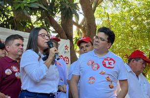 Adriana Sá e Zé Vieira realizam encontro com Rafael Fonteles em Landri Sales (Foto: Conecta Piauí)