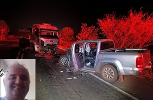 Agente da Polícia Civil Morre em Colisão Frontal na BR 343 (Foto: Reprodução)