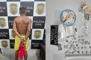 'Cabeça' condenado duas vezes por roubo é recapturado na zona Sul de Teresina (Foto: Divulgação/Polícia Civil)