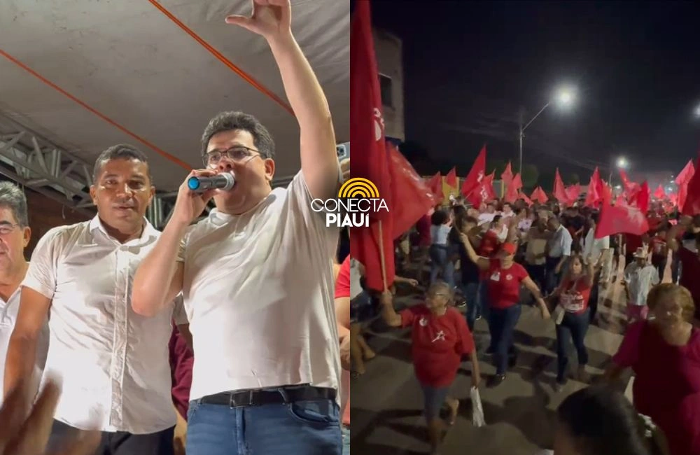 Caminhada de Aluízio Vaz em Porto do Piauí reúne apoiadores e líderes políticos