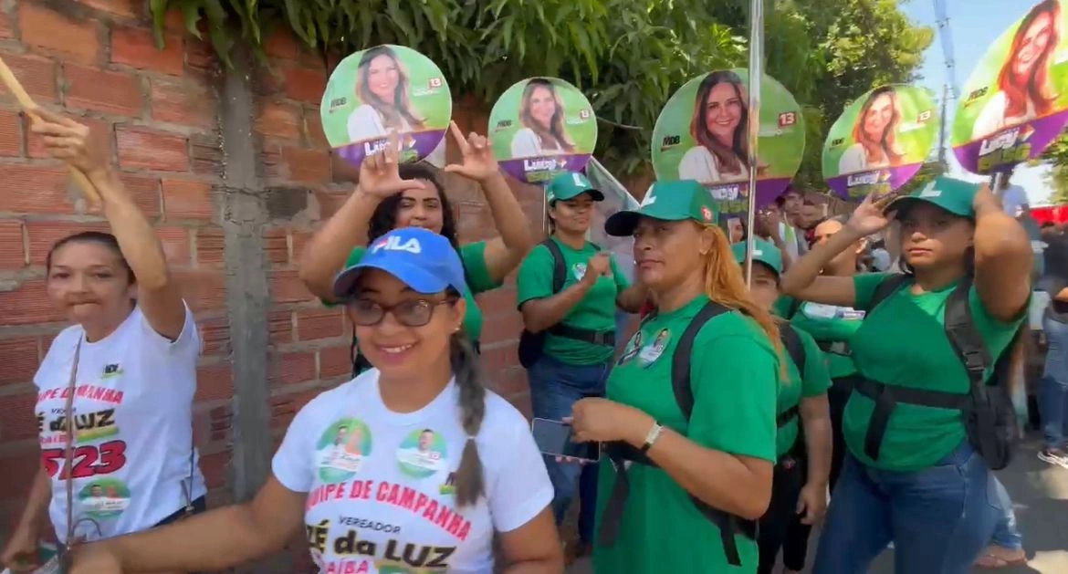 Caminhada de Fábio Novo na zona Sudeste de Teresina