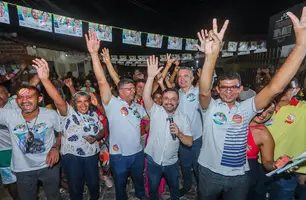 Candidato a vereador Celso Henrique realiza reunião com Fábio Novo em Teresina (Foto: Luan Caio)