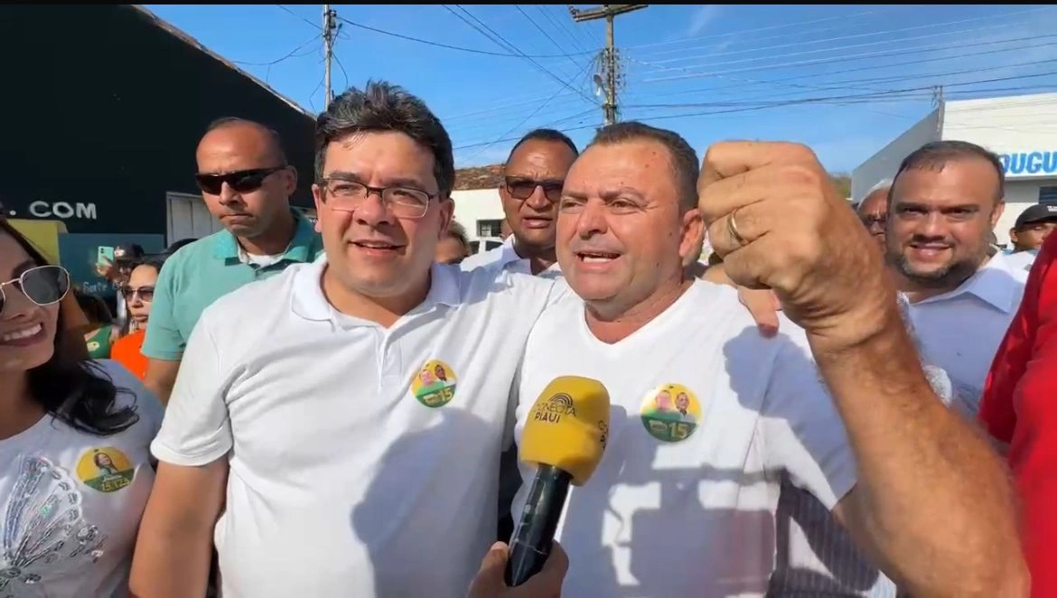 Candidato Neim apresenta propostas ao lado de Rafael Fonteles em Campinas do Piauí